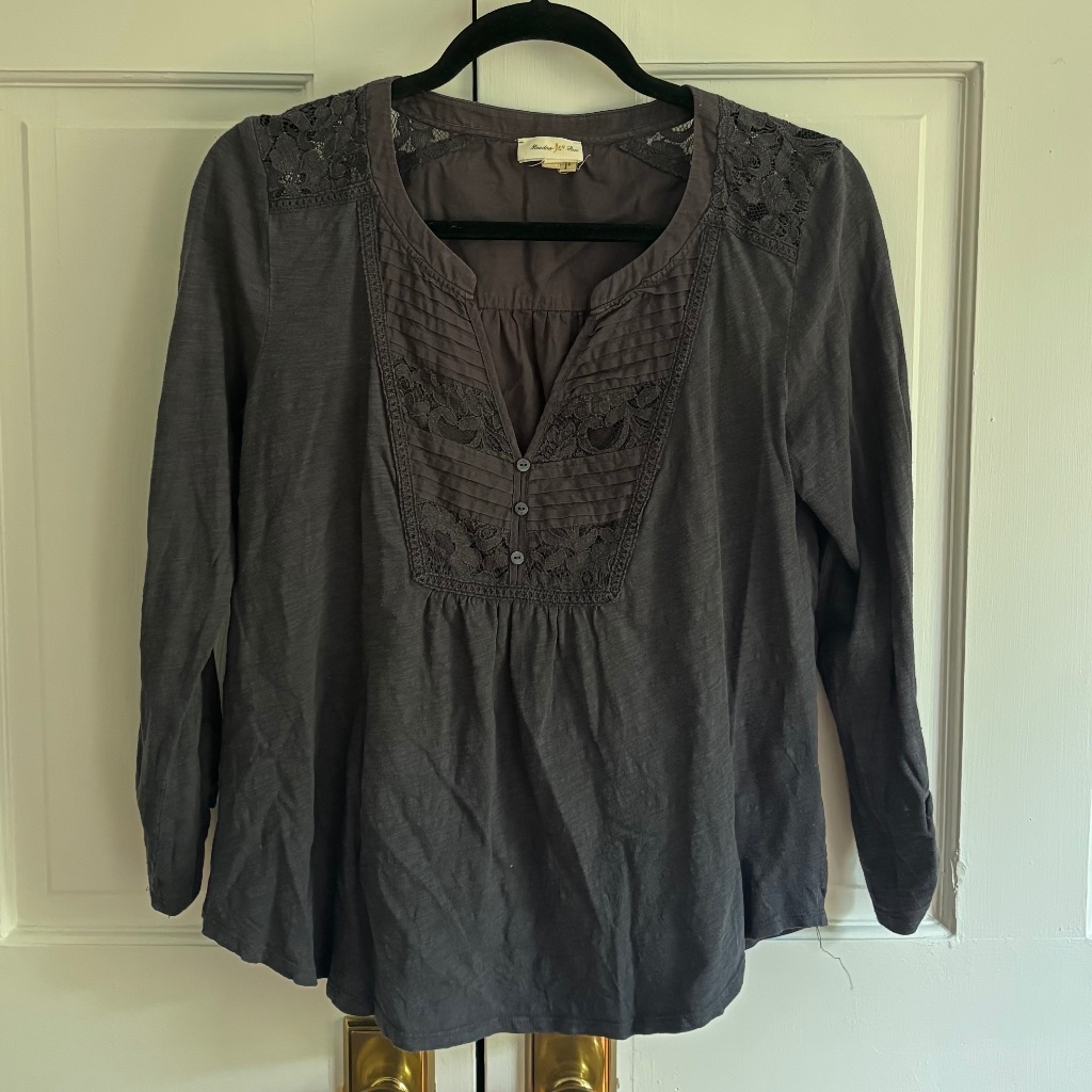 Anthropologie Cotton Top, Size M